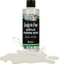Pouring Masters Bone White Ready to Pour Acrylic Pouring Paint - Premium 8-Ounce Pre-Mixed Fluid Acrylic Paint - Fluid Art Supplies for Canvas, Wood, Paper, Tile & Rocks