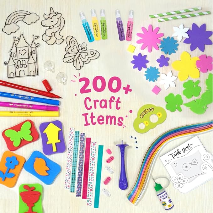 Imagimake Fabulous Craft Kit | Creative Toy & DIY Set | Arts and Crafts for Kids | Activity Craft Kits | Gifts for 5 6 7 8 9 10 11 12 Years