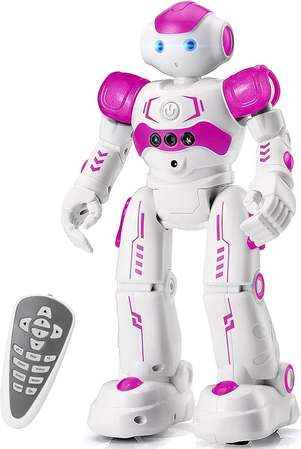 KingsDragon RC Robot Toys for Kids, Gesture & Sensing Programmable Remote Control Smart Robot for Age 3 4 5 6 7 8 Year Old Boys Girls Birthday Gift Present