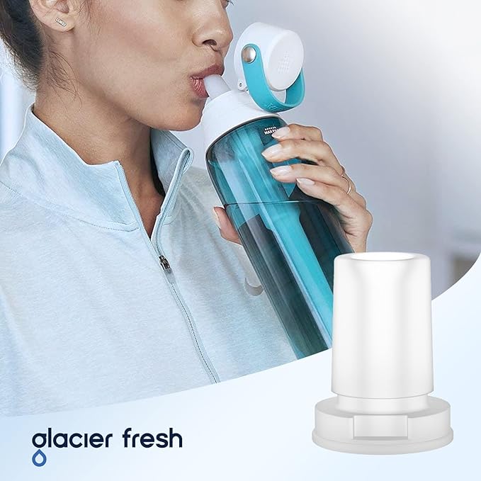 GLACIER FRESH Bottle Mouthpiece Replacement for Brita Water Bottle, Silicone Bottle Bite Valve Replacement Parts Compatible with Brita Water Bottles, 3 Packs