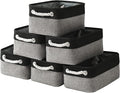 Fabric Storage Cubes - Closet Storage Bins Storage Baskets for Organizing with Handles Organization and Storage 11.8 (L) x 7.8 (W) x 5.2 (H) inches