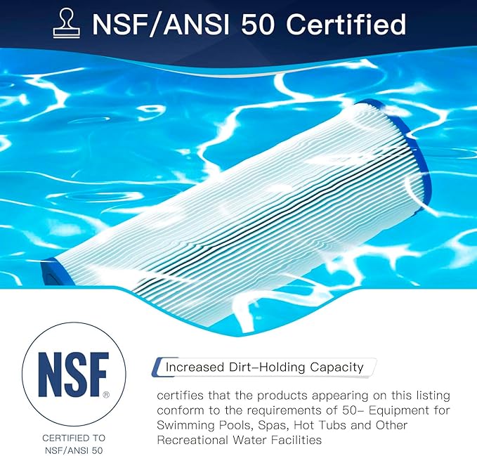 4-Pack C4030 Pool Filter Cartridges, Compatible with Hayward SwimClear C4030, C4025, C4020, Replaces Pleatco PA106, Hayward CX880XRE, Unicel C-7488, 425 sq.ft