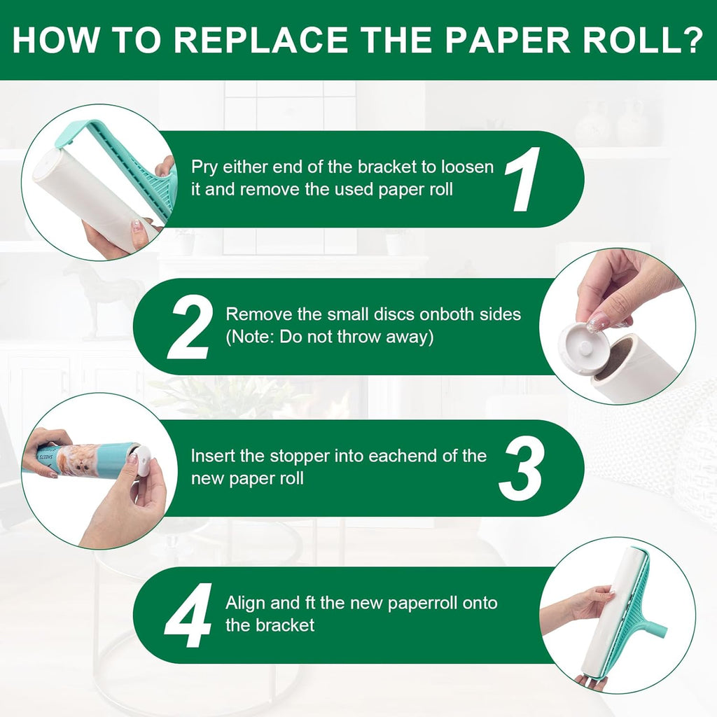 KeFanta 3Pcs Large Lint Roller Refills (270 Sheets) 11.8" Wide