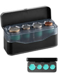 ARWING Larger Capacity Coin Holder for Car, Change Coin Organizer Compatible with Coins of Different Size, Compact & Portable Co