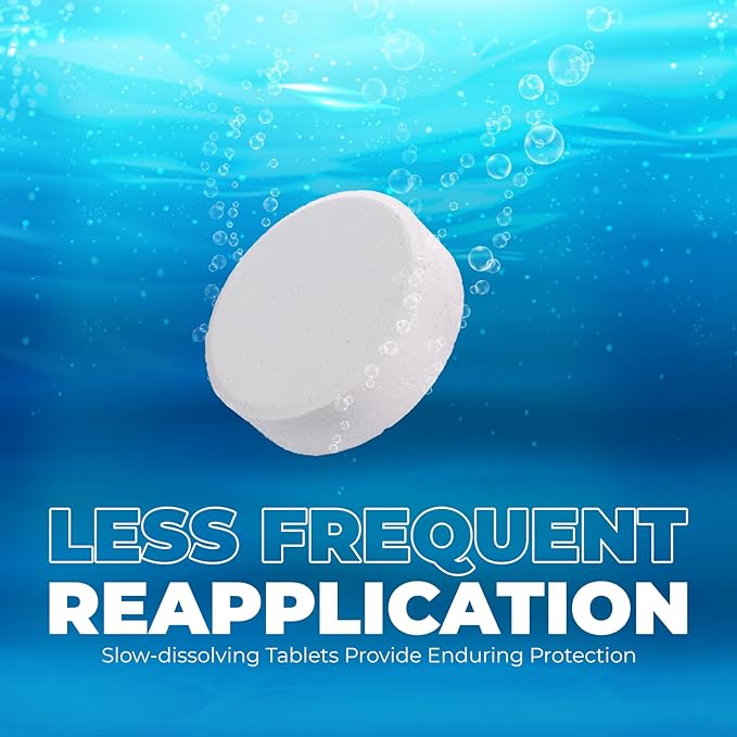 Xtremeclear 2-Pack 3" Swimming Pool Chlorine Tablets | Pro-Grade Pool Sanitizer Long Lasting & Slow Dissolving | 99% Pure Tri-Chlor|, 5 Pounds Bucket