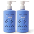 Dabble & Dollop Blueberry Body Wash & Shampoo - 3 in 1 Natural Bubble Bath for Kids, USA-Made, Paraben & Sulfate Free, Vegan, Gluten-Free, Tear-Free (10oz, Pack of 2)