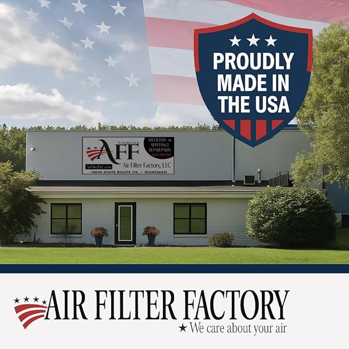 Air Filter Factory Replacement For Frigidaire FGMV174KFA Made In USA 12-Layer Microwave Oven Aluminum Mesh Grease 5.88 x 7.88 x 0.12 Inches Vent Filter 2-Pack