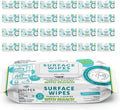 24 Pack Surface Cleaning Wipes with Bleach, All-Purpose Cleaner for Bathroom, Kitchen, Office, 1728 Count Soft Flow, Fresh Scent, Lint Free & Durable
