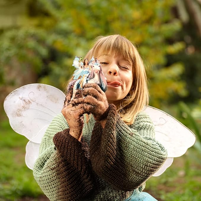 Schleich Bayala - 3 PC Fairy Toys Set - Eyela and Unicorn Figure Playset - Cute Fairy Doll and Fantasy Figurines for Girls and Boys - Magical Toys for Pretend, Imaginative Play - Kids Ages 5+ | 70569
