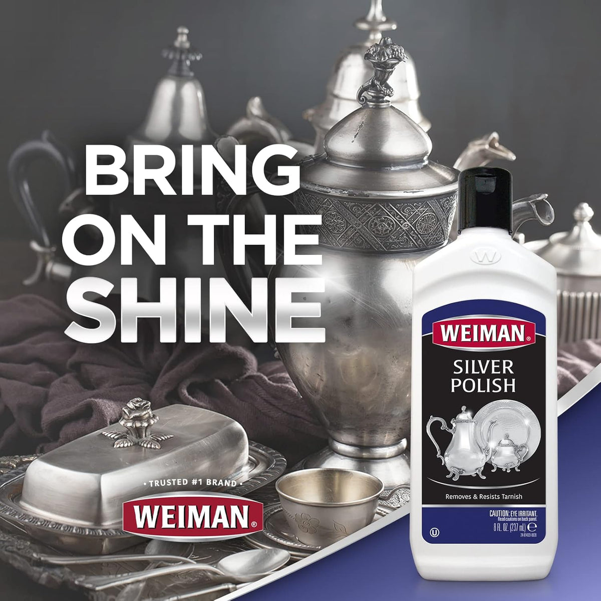 Weiman Silver Polish, 8 ounce Bottles, pack of 2