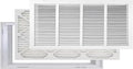 Venti Air 24" X 12" Steel Return Air Filter Grille with MERV 11 Filter Pre-Installed - Removable Face/Door for 1 inch Filters - HVAC Duct Cover Grill [Outer Dimension: 26.5"W X 14.5" H]