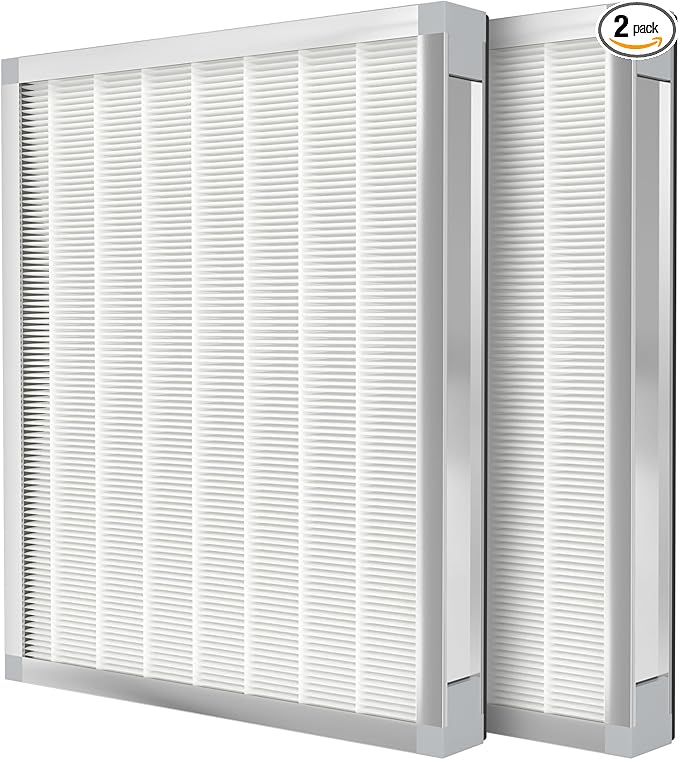 F301H HEPA Filter for Air Shield 550 HEPA Air Scrubber - Stage 2 550 Air Filter, H13, 16 x 19 x 2" Replacement Filter Compatible with bluedri, dri-eaz, phoenix & bear Air shield Models, 2Pack