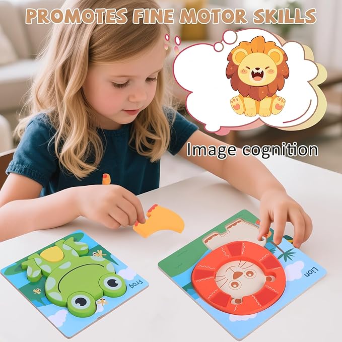 15 PCS Baby Musical Instruments Set, Toddler Musical Instruments Montessori Natural Wooden Percussion Instruments Music Toy Set with Wooden Puzzles, CPC Certified Music Toys for Toddlers 1-6