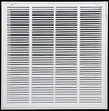 HVAC Premium 25 x 28 Duct Opening Steel Return Air Filter Grille, for 1-inch Filter, Removable Door, Flat Stamped HVAC Vent Cover Grille, Outer Dimensions 27.5 x 30.5