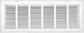 Venti Air 30" X 10" Steel Return Air Filter Grille - Removable Face/Door for 1 inch filters - HVAC Duct Cover Grill (2-3 Business Day Delivery) [Outer Dimension: 32.5"W X 12.5" H]