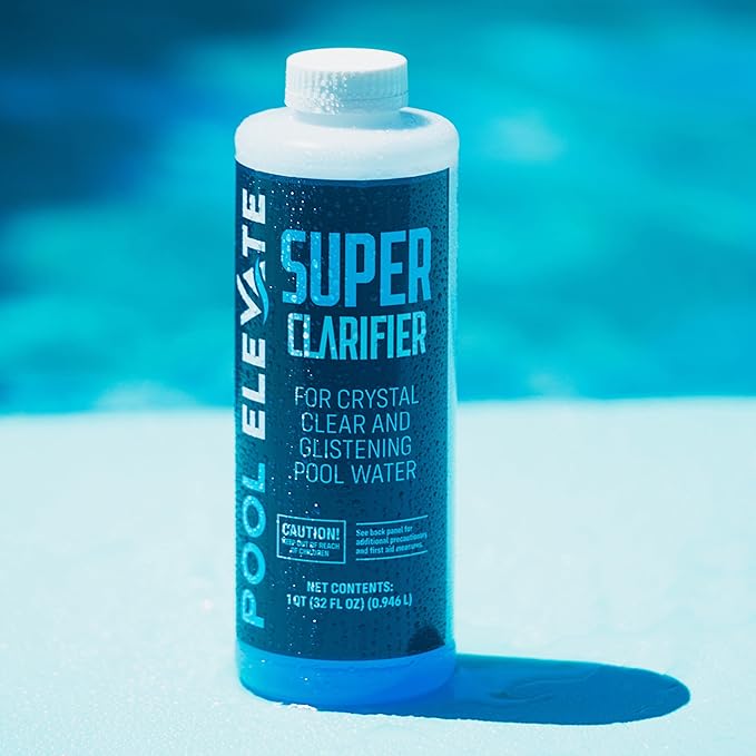 Pool Clarifier Ultimate Clarity Booster - Pool Clarifier for Crystal Clear Water, Fast Acting & Long Lasting, Reduces Cloudiness & Enhances Filter Performance, Safe for All Pools, 32 oz Pack of 2