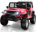 L8 2 Seater Ride On Car, 12V Kids Electric Car w/Remote Control, 4-Wheel Suspension, Bluetooth Speaker, Multi Music Modes, 3 Speeds, LED Lights, Xmas & Birthday Gift Ideas for Kids Ages 3+