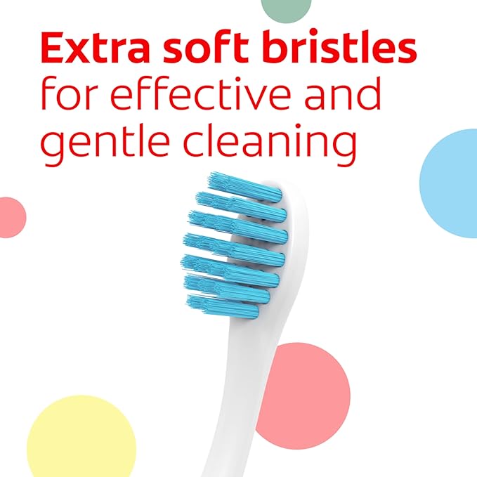 Colgate My First Baby and Toddler Toothbrush, Extra Soft Infant Training Toothbrush, Ages 0-2, 6 Count