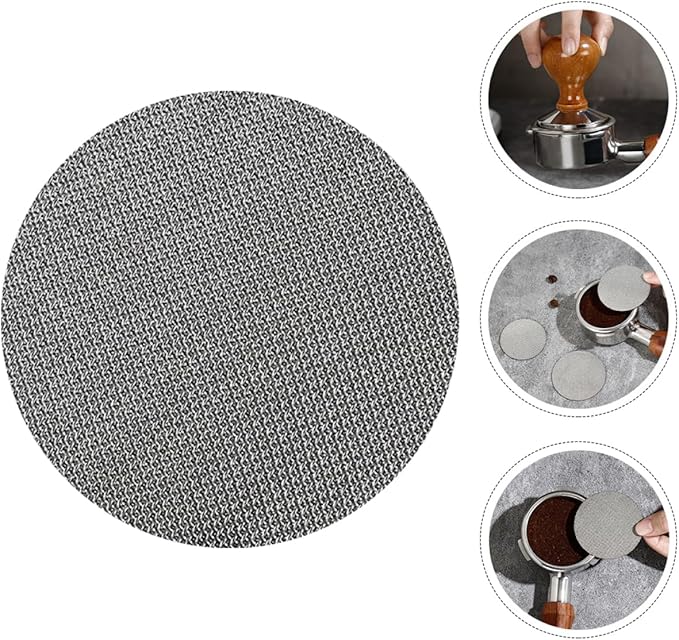 DECHOUS Stainless Filter Screen Portable Manual Coffee Maker Filter Design for Improved Flavor Extraction and Easy to Clean