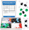 Swpeet 179 Pcs Organic Chemistry Molecular Model Student and Teacher Kit, Chemistry Molecular Model Student and Teacher Set - 76 Atoms & 102 Links & 1 Short Link Remover Tool