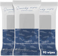 Swanky Shoe Cleaner Wipes - Leather and Sneaker Cleaner, Removes Dirt, Grime and Stains, Quick & Easy Shoe Sole and Boot Cleaning Wipes, Essential Shoe Cleaning Supplies - Soft Wipes, 90 Count