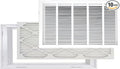 Venti Air 25" X 14" Steel Return Air Filter Grille with MERV 11 Filter Pre-Installed - Removable Face/Door for 1 inch Filters - HVAC Duct Cover Grill [Outer Dimension: 27.5"W X 16.5" H]