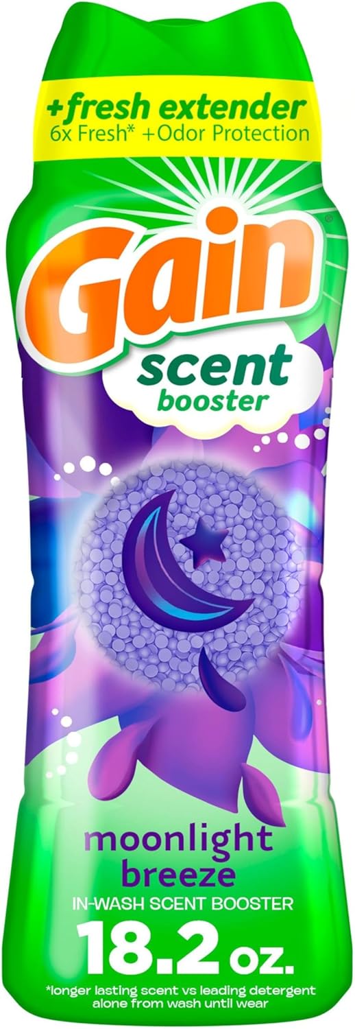 Gain Fireworks In-Wash Scent Booster Beads, Moonlight Breeze, 18.2 oz