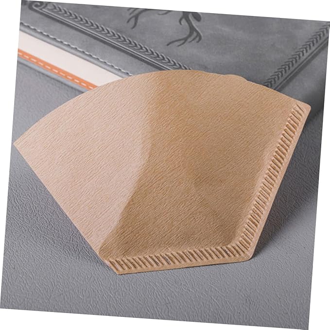 200pcs Unbleached Coffee Filter Papers for Drip Coffee Makers and Espresso Machines Cone Filters for Flavor Extraction Brewing Accessories