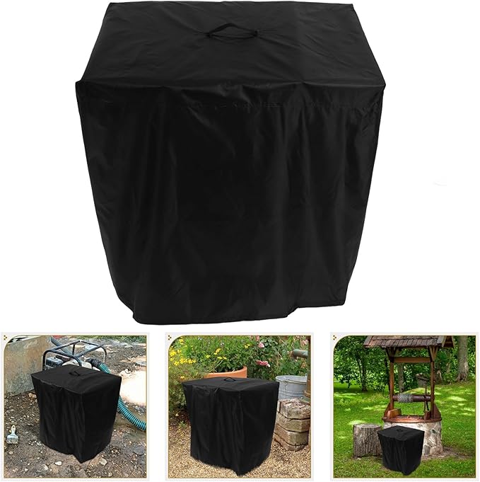 NUOBESTY Waterproof Garden Pool Filter Pump Cover for Outdoor Sand Pump 55x50x62cm Protective Equipment Cover for Winter