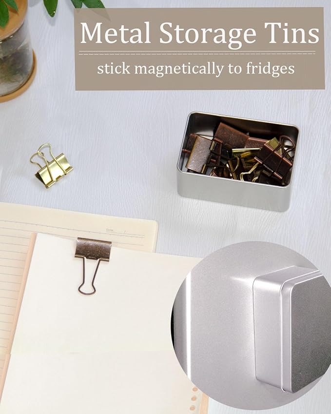 Large Binder Clips 1.25in 12-Pack - Heavy Duty Clamps for Files & Food Bags