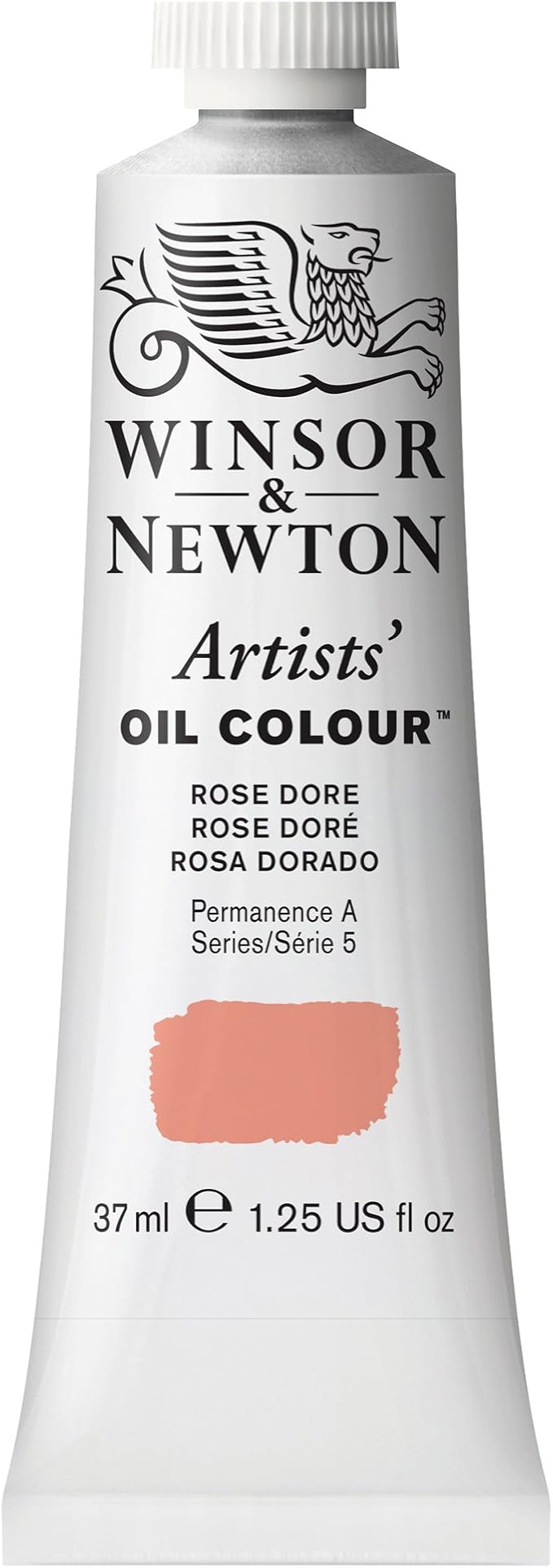 Winsor & Newton Artists' Oil Color, 37ml (1.25 oz) Tube, Rose Dore