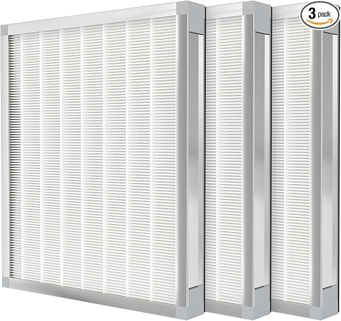 F301H HEPA Filter for Air Shield 550 HEPA Air Scrubber - Stage 2 550 Air Filter, H13, 16 x 19 x 2" Replacement Filter Compatible with bluedri, dri-eaz, phoenix & bear Air shield Models, 3Pack
