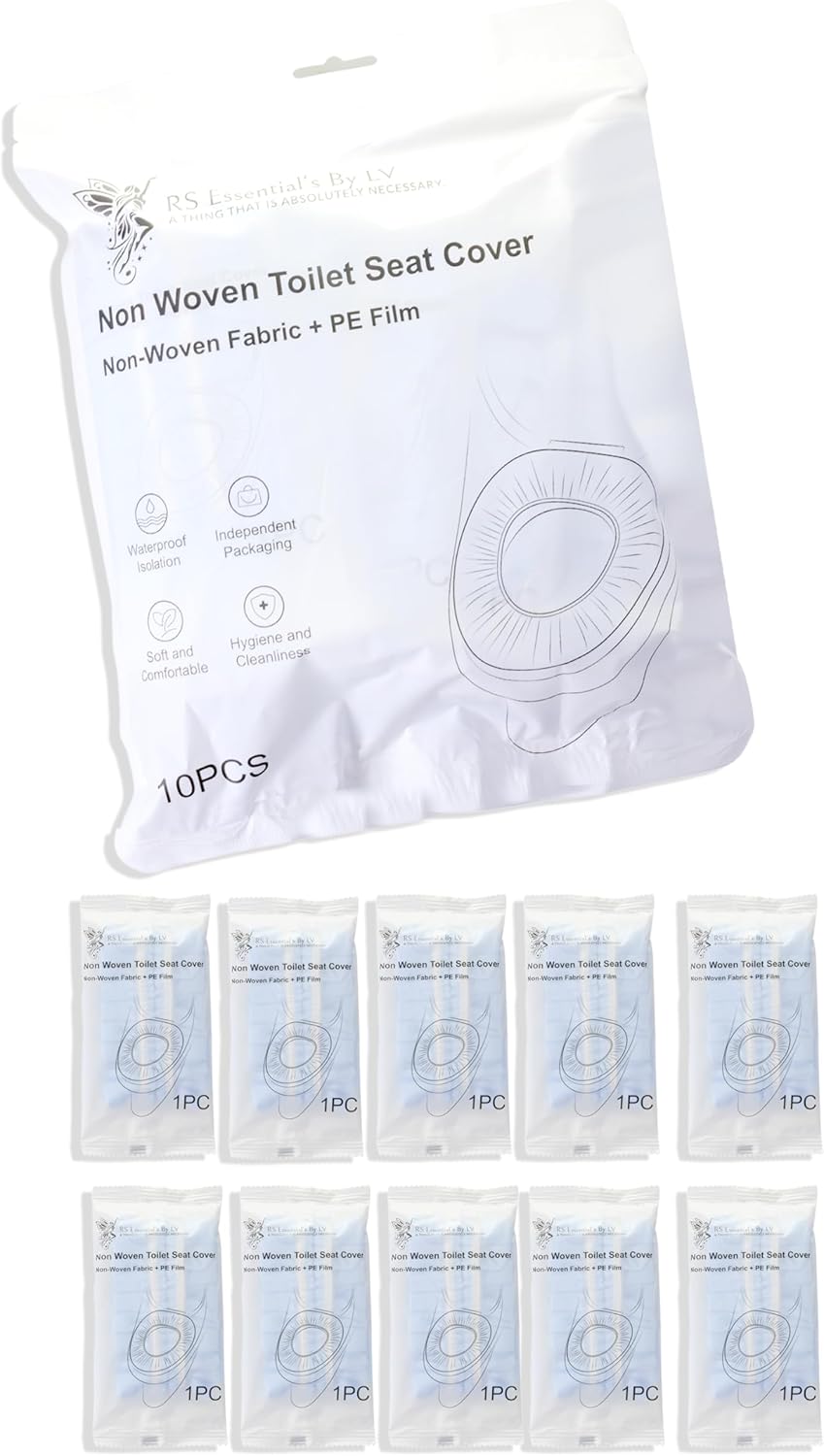Disposable Toilet Seat Covers - Ten bags each