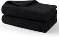HOMEXCEL Professional Large Microfiber Car Drying Towels 2 Pack, Lint Free, Scratch Free, Highly Absorbent Drying Towel for Cars, SUVs, RVs, Trucks, and Boats,31" x 24", Black