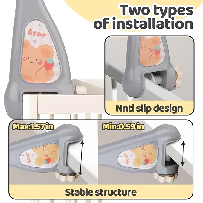 nicknack Baby Crib Mobile with Music and Light, Musical Nursery Mobile for Infants Newborn Gift 0-12 Months, Babies Bassinet Mobile with Remote Control