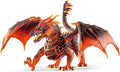 Schleich Eldrador Creatures - 8" Lava Dragon Toy - Movable Wing Action Figure for Boys and Girls - Mythical Creature Figures - Fantasy Beast Figurine - Red Monster Dragon Toys - Kids Ages 7+ | 70138