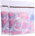 Gogooda Set of 2 Extra Large Mesh Laundry Bags Washing Bags for Blouse, Jacket,Pants, Sheets, 20×24inch