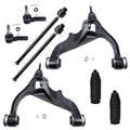 Detroit Axle - 4WD Front End Suspension Kit for 2006-2012 Dodge Ram 1500 [5 Lug] 2 Lower Control Arms w/Ball Joints 4 Inner & Ou