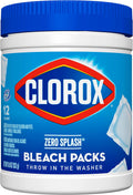 Clorox Control Bleach Packs Regular Laundry Packs, 12 Count