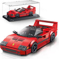 VGD Car Building Kit with Display Case, Cool Collectible Model Super Race Car Building Blocks Set, 1:24 Scale Collectible Model Cars Set for Kids Boys Girls Adults Sports car Lovers Kids - 322PCS