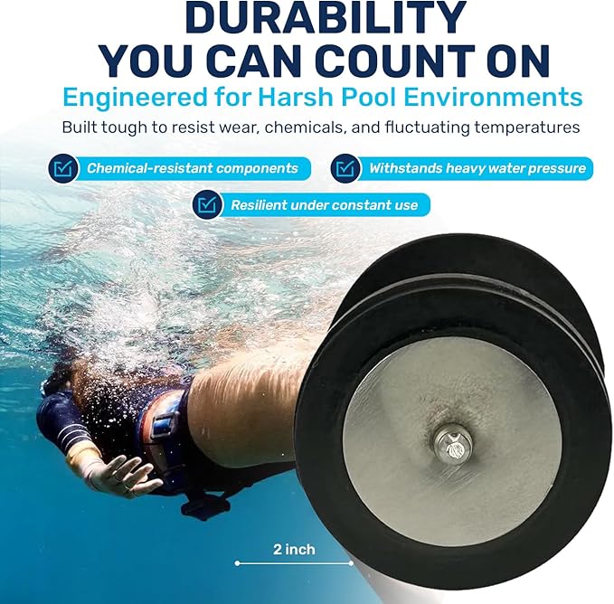RV20069 Ortega Check Valve SEAT Assembly with O-Ring | Direct Replacement for V20-069 | Compatible with 073503 | Essential Pool Maintenance Accessory