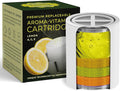 AquaHomeGroup Vitamin C + E + A Shower Filter Replacement Cartridge with Aroma Granules (Lemon) - Removes Chlorine, Supports Skin & Hair Health - Compatible with Similar 15 20 Stage Filters