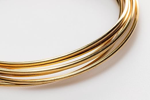 16 Gauge, Jeweler's Brass Wire, Red Brass, Round Dead Soft CDA #230 Alloy Jewelry Grade - 25FT by CRAFT WIRE