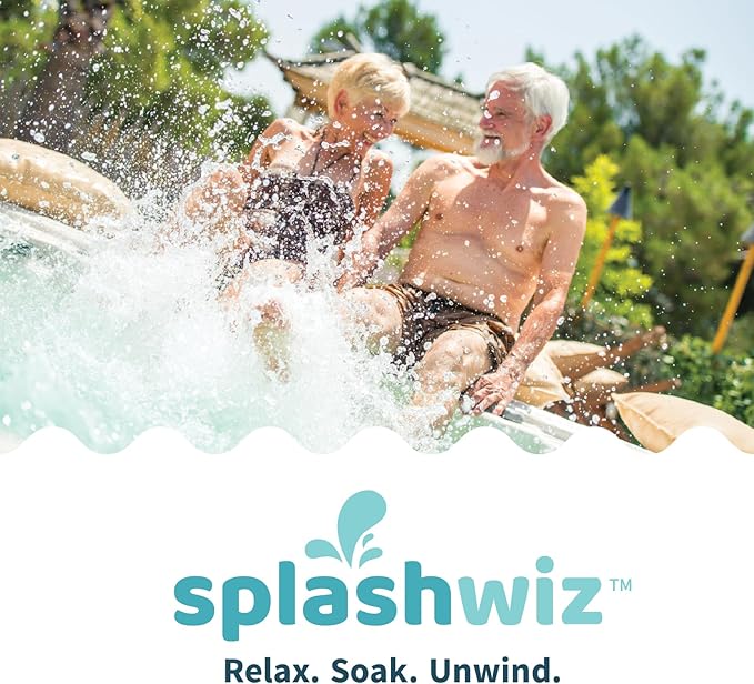 SplashWiz Proteam Spa Filter Clean - Spa Filter Cleaner for hot tub - Hot tub Filter Cleaner Soaking Solution Hot Tub Chemicals Care Guide - Made in USA (1 pt)