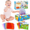 Aiduy Baby Toys 6 to 12 Months - Baby Tissue Box Toys Montessori Toys for Babies 6-12 Months Soft Crinkle Infant Sensory Toys for 1 Year Old Early Learning Toys Baby Boys Girls Gifts