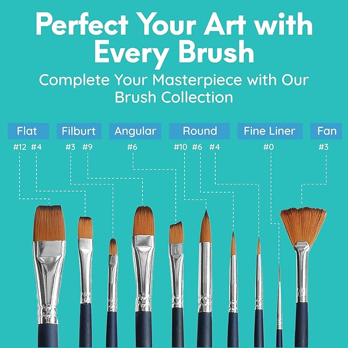 Mozart Japanese Watercolor Paint Set - Komorebi Art Kit with 40 Color Pans - 10 Watercolor Brushes - Paint Palette, Brush Pen & Paper Pad - Complete Supply for Adults, Kids & Students