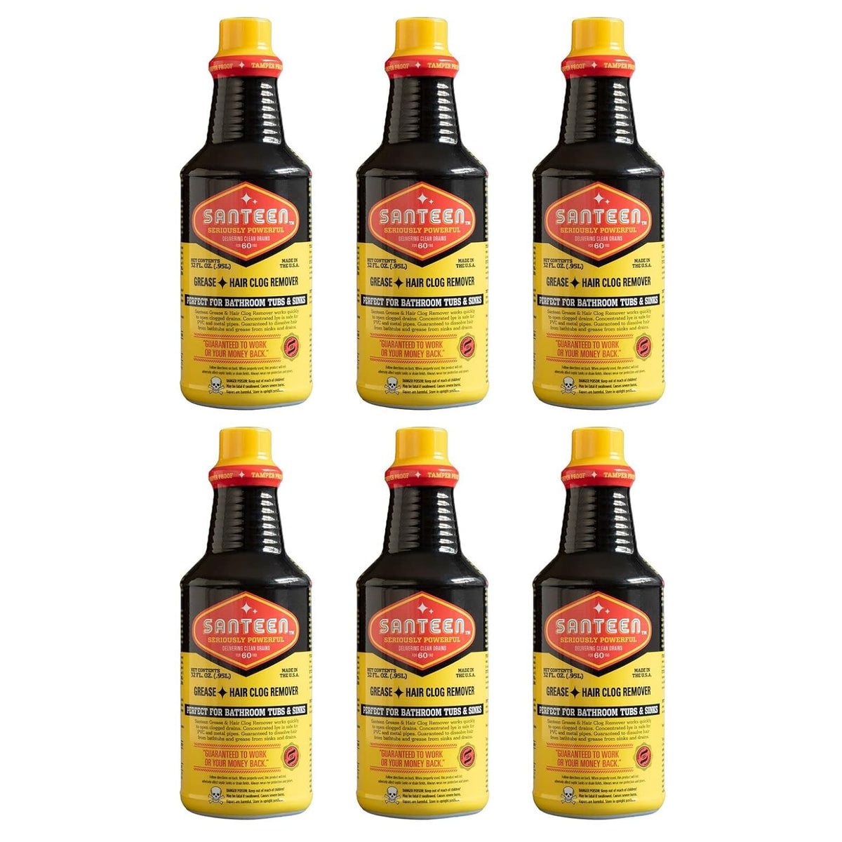 Santeen - 700-6 Grease Hair Drain Opener Quart 32oz