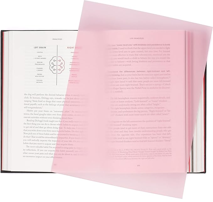 Quotidian Peach Flat US Letter Translucent Vellum Paper Printable Sheets 8.5" x 11" (21.6 x 27.9cm) Pack of 50 - Sketching Drawing Drafting Tracing