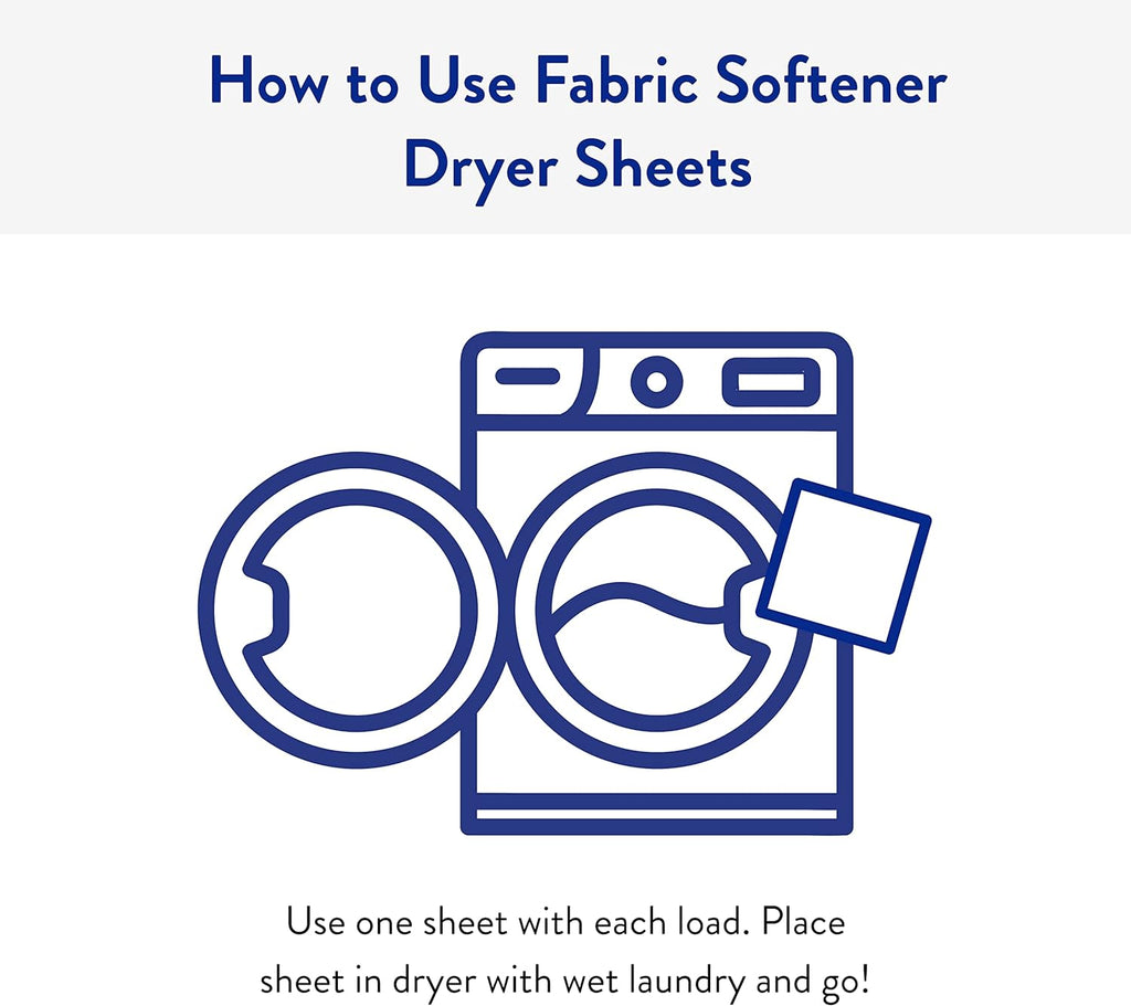 The Clean People Fabric Softener Sheets - Dryer Sheets - Softens & Removes Static Cling - Vegan Laundry Softener, Essential Oils - Lavender 240 Pack