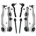 Detroit Axle - 8pc Front End Kit for Mercedes-Benz E350 E320 E500 CLS550 CLS500 E550, CLS63 CLS55 E55 E63 AMG, 4 Lower Rearward